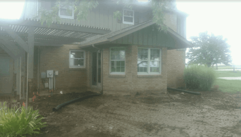 Sinking Foundation in St. Henry, Ohio
