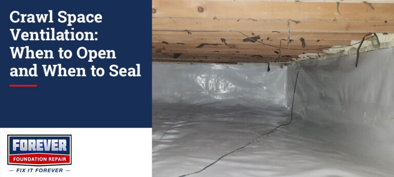 Crawl Space Ventilation: When to Open and When to Seal - Forever ...
